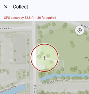 Inadequate GPS accuracy